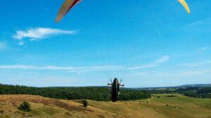 Paragliding on Österlen.