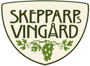 Skepparps vingård logo.